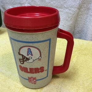 Vintage 7-11 NFL Houston Oilers Travel Mug by Aladdin 20oz
